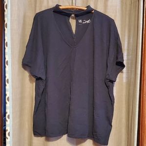 Diane Gilman Choker Blouse Size 3X.